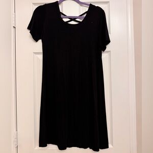 Olivia Rae Black Tee Shirt Dress Size L